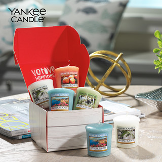 YankeeCandle扬基进口试香香薰蜡烛家居安神助眠香氛圣诞节伴手礼