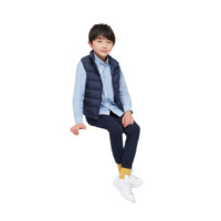 UNIQLO 优衣库 432023/69 儿童羽绒背心 藏青色 120cm