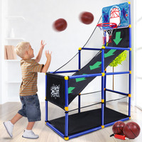 篮球架儿童可升降宝宝篮球框投篮架玩具挂式筐室内家用户外幼儿园 超大号篮球架