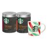 STARBUCKS 星巴克 速溶美式黑咖啡粉2罐180g 0糖健身即冲法国进口可做80杯随机发货