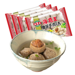 海霸王 撒尿牛肉风味丸 500g*4袋