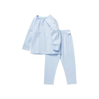 Mini Balabala 迷你巴拉巴拉 ZA0K039213001-8011 儿童内衣裤套装 冰蓝色 90cm
