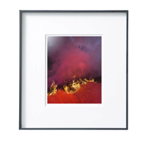 PICA Photo 拾相记 贝努瓦·帕耶 Benoit Paillé《林火 3号》30x33cm 石墨黑合金框