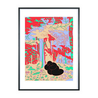 WE GALLERY 维格列艺术 冀皓天《Forest 树林》30x42cm 2013 艺术微喷