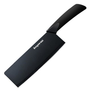 bayco 拜格 菜刀家用黑刃防锈不锈钢刀具厨师专用切片刀切肉刀单刀 BD3207