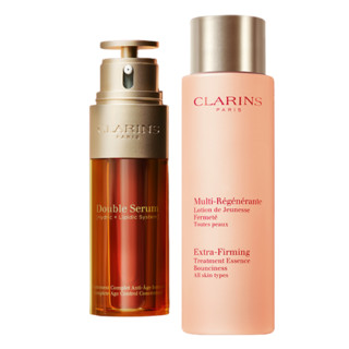 CLARINS 娇韵诗 焕颜紧致礼盒(双萃50ml+精华水200ml)保湿补水滋润抗皱护肤品