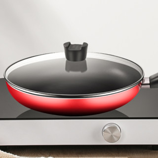 COOKER KING 炊大皇 WG46277 煎锅(26cm、不粘、有涂层、铝合金、中国红)