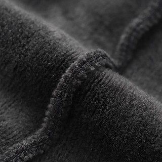安奈儿童装男童长裤加绒冬装新款洋气中大童休闲裤保暖学生束脚裤（140cm 、黑色（现货））