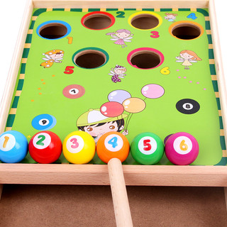 JUJK 幼儿童桌球玩具保龄小台球家用益智迷你亲子游戏男女孩3-4-5-6岁