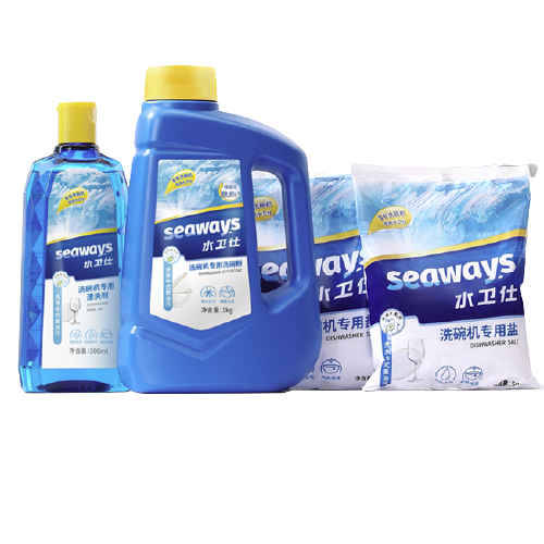 seaways 水卫仕 洗碗机专用洗涤套装 1kg*6瓶+500g*12袋+500ml*6瓶