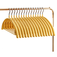 Joybos 佳帮手 无痕防滑浸胶衣架 二代加粗款 10个 古今黄