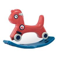 丘巴 QBYM19aL02 儿童摇摇马二合一 珊瑚橙