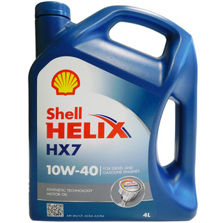 Shell 壳牌 Helix HX7 蓝喜力 10W-40 SN级 半合成机油 4L