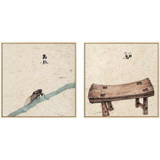 仟象映画 李知弥 时光机系列《一日三省》60x60cm 油画布 实木框