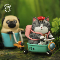 吾皇万睡巴扎黑盲盒2020网红新款第三弹少女心公仔手办猫咪摆件（盲盒1只装（整盒请拍8只，整盒款式不重复）、吾皇盲盒第三弹）