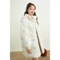 INMAN 茵曼 女子连帽羽绒服 1814356