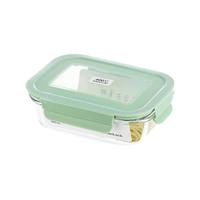 LOCK&LOCK 乐扣乐扣 LLG981 长方形保鲜盒 640ml 绿色