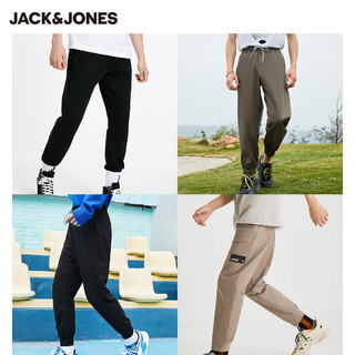 JackJones【运动裤合辑】杰克琼斯轻薄运动休闲裤锥形修身男秋潮