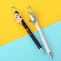 M&G 晨光 中性笔套装捉妖记2  HAGP0893黑0.5针管按动款水性笔水笔