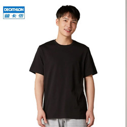 DECATHLON 迪卡侬 男式基础健身 T 恤2883010黑色S