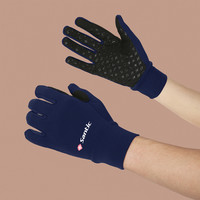 Santic森地客  秋冬季自行车骑行手套 防寒触屏自行车全指手套（S、W0P079N  多伦二季藏青）