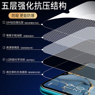 XP opporeno2钢化膜reno3防偷窥膜抗蓝光手机贴膜reno3pro水凝膜