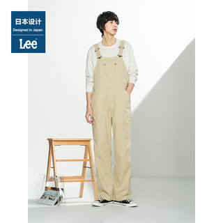 Lee商场同款舒适版型多色男休闲背带裤工装布裤潮流L4403