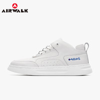 AIRWALK Airwalk美国休闲鞋2021春季新款男鞋经典二层牛皮黑白鞋休闲鞋学生鞋时尚ins多色板鞋A211AIM7141E