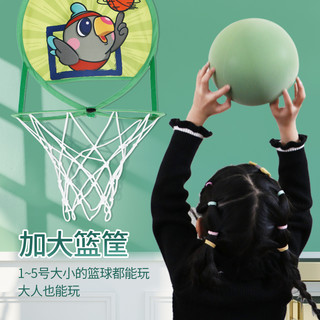 GWIZ静音球篮球框套装可折叠免打孔儿童投篮幼儿家用玩具室内训练