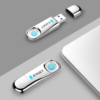 EAGET 忆捷 Fu60 USB 3.0 U盘 银色 32GB USB-A