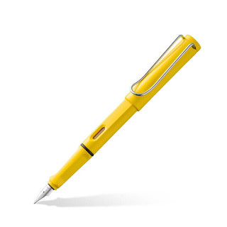 LAMY 凌美 钢笔 Safari狩猎系列 黄色 EF尖 龙骨礼盒装