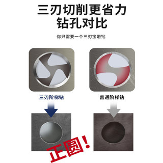 宝塔钻头大全万能打孔神器木工超硬扩孔不锈钢金属专用开孔器钨钢