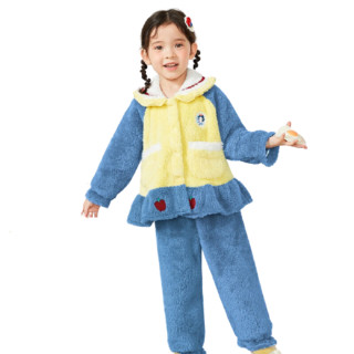 balabala 巴拉巴拉 208421171012-00338 女童家居服套装 迪士尼IP联名款 黄蓝色调 170cm