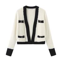 Mind Bridge 女士V领针织开衫 MVCD721A 象牙色 S