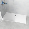 澳金SMC淋浴盆家用卫生间防滑简易长方形淋浴房底座底盆高盆白色（正方形AJSC-8080S-AB）