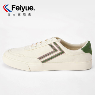 feiyue/飞跃X太平鸟PEACEBIRD联名款帆布鞋女休闲鞋0052（42、0054米绿）