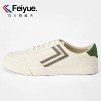 feiyue/飞跃X太平鸟PEACEBIRD联名款帆布鞋女休闲鞋0052（43、0054米绿）