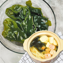 新鲜裙带菜海芥菜海白菜嫩火锅韩式海带汤含箱2500g