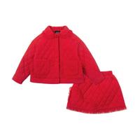 Mini Balabala 迷你巴拉巴拉ZA0D041221251-60608 女童套装裙 中国红 90cm