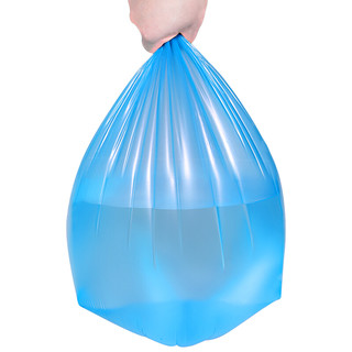 SODOLIKE 尚岛宜家 平口式垃圾袋 45*50cm 100只 蓝色