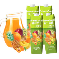 福兰农庄  8种水果复合果汁 1L*4瓶