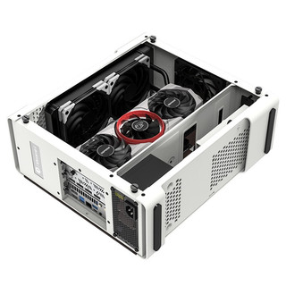 ID-COOLING IDMT-TW590-600 MINI-ITX机箱 非侧透 白色+ideamini Z590 MINI-ITX主板（Intel LGA1200、Z590）+MS600G 电脑电源 600W+ID-COOLING 240mm 一体式水冷散热器
