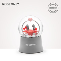 ROSEONLY玫瑰家居 小世界音乐球礼盒 送女朋友爱人