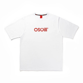 OSCill 振荡 男女款圆领短袖T恤 OSC0161 白色 S