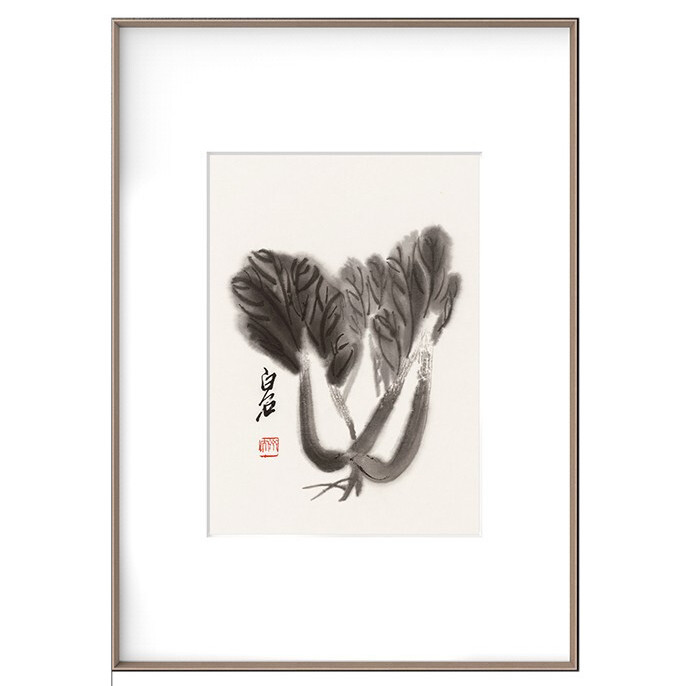 榮寶齋 齐白石《白菜》50x70cm