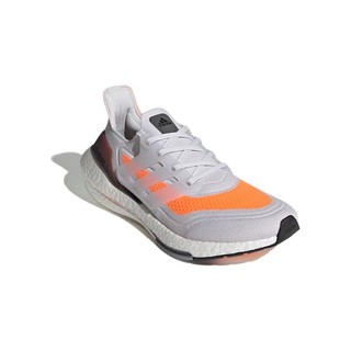 adidas 阿迪达斯 Ultraboost 21 男子跑鞋 FY0375 灰/白/橙 46.5
