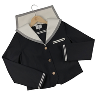 圆周率 千冬中 JK制服 水手服 女士冬服上衣 藏青色 L