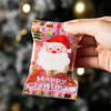 美涤 圣诞雪花酥包装袋烘焙曲奇饼干袋子牛轧糖糖果奶枣单独小机封袋