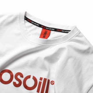 OSCill 振荡 男女款圆领短袖T恤 OSC0161 白色 S