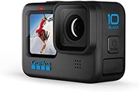 GoPro HERO10 黑色 – 防水运动相机带前置 LCD 和触摸屏后屏幕